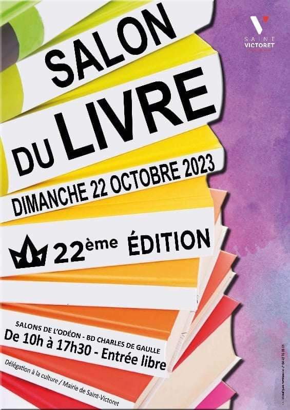 Michaël Dumas au salon du Livre de Saint-Victoret