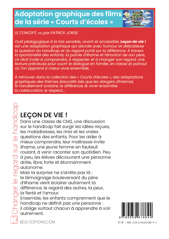 leçon de vie, bd courts d'écoles